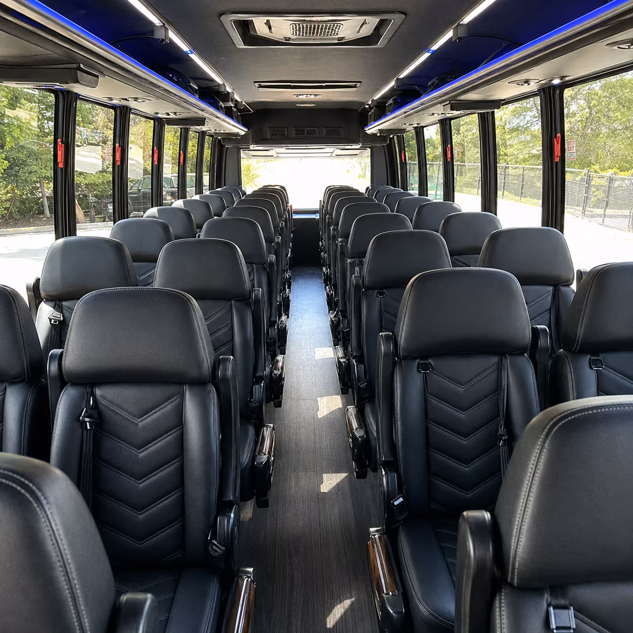 alpharetta employee transportation onboard seating