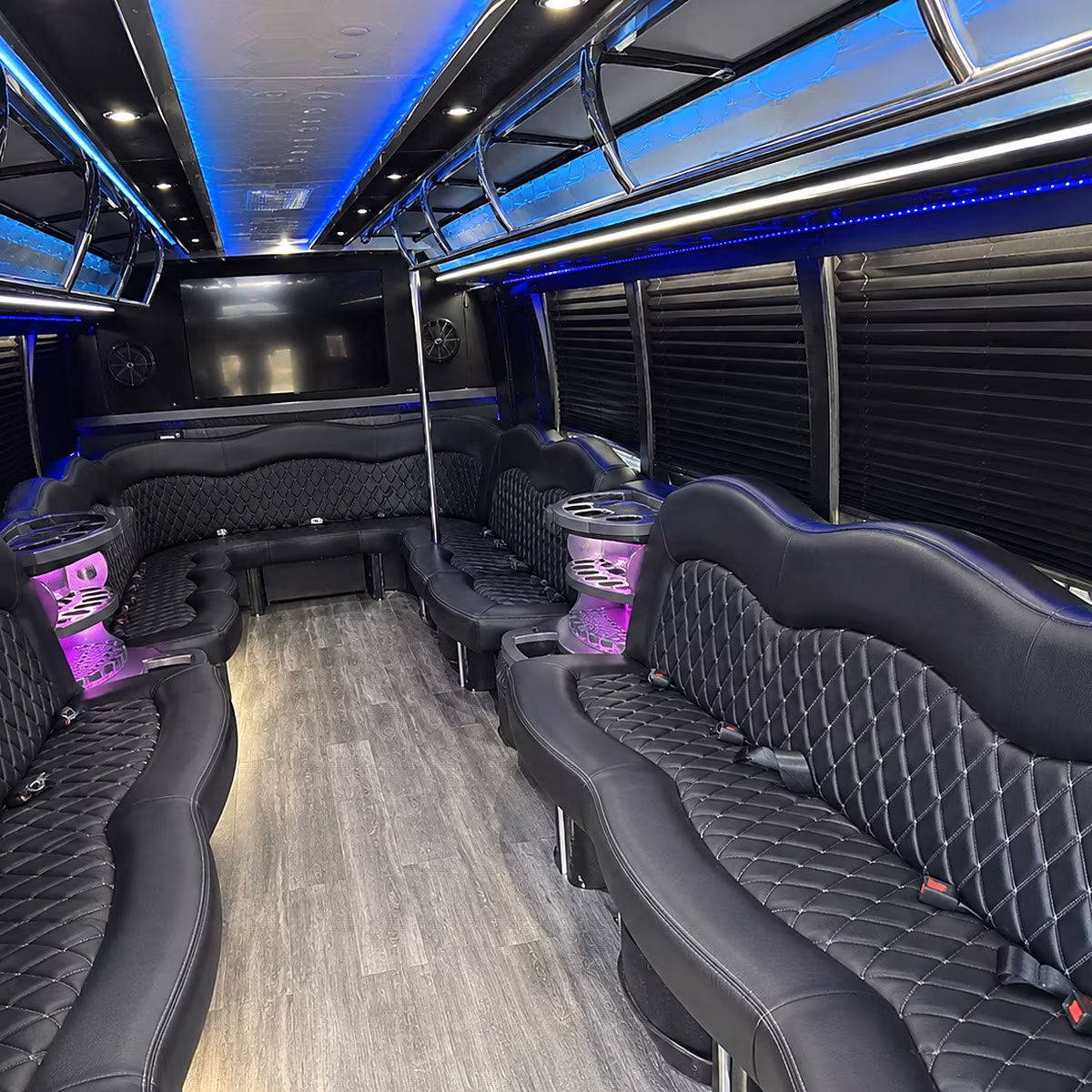 alpharetta holiday party bus rental