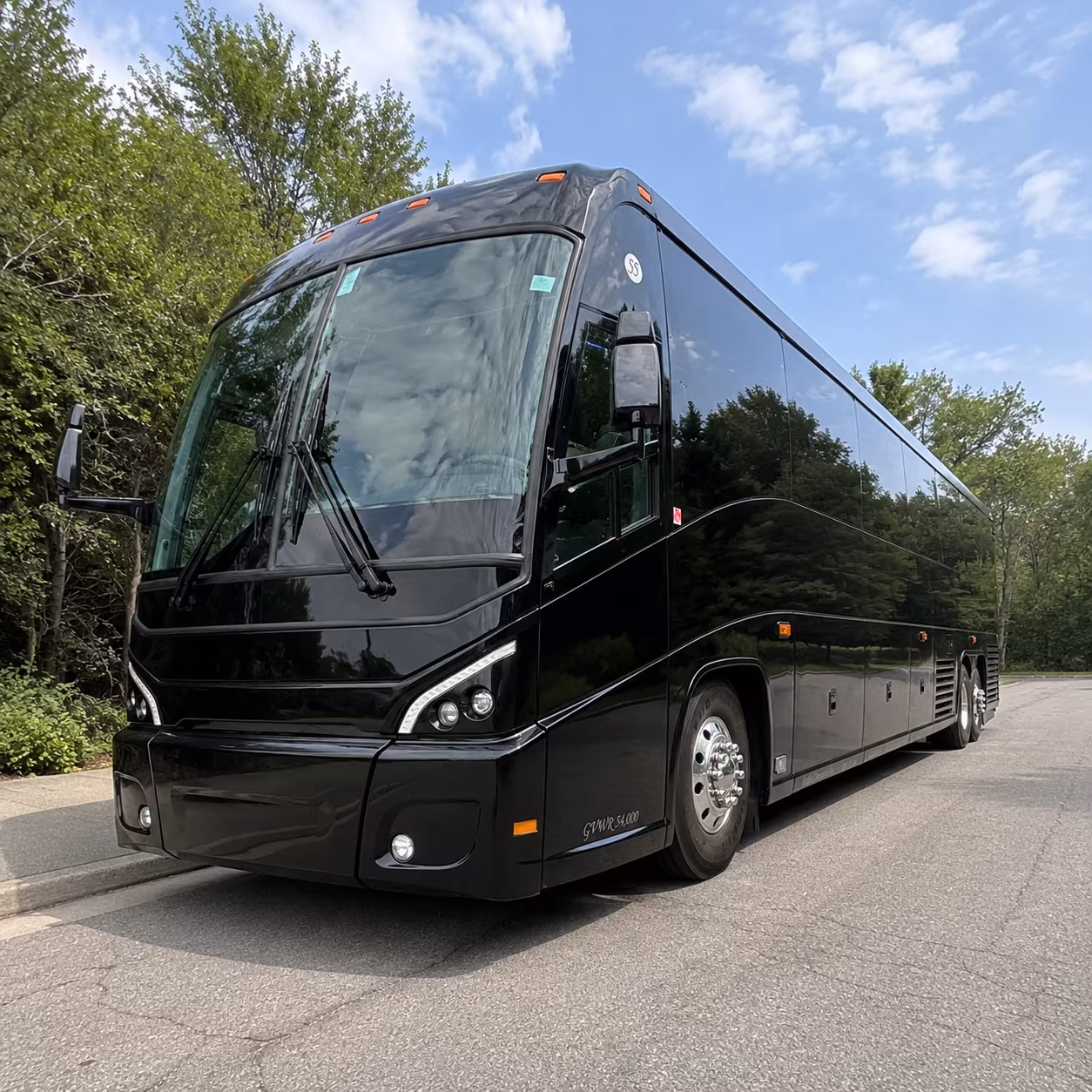 bus rental options for alpharetta trips