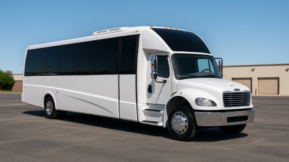 Exterior of Charter Bus Company Atlanta's 25 Passenger Mini bus in Atlanta