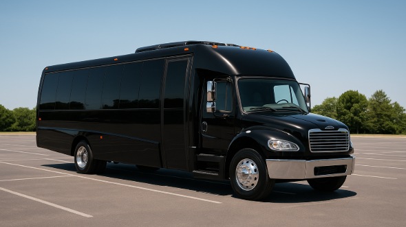 Exterior of Charter Bus Company Atlanta's 35 Passenger Minibus in Atlanta
