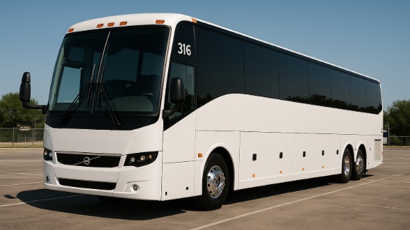 Exterior of Charter Bus Company Atlanta's 50 Passenger Charter Bus in Atlanta