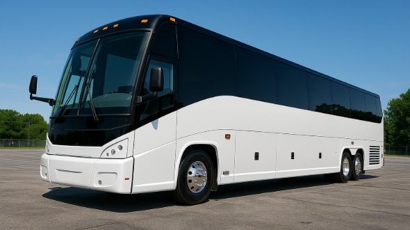 Exterior of Charter Bus Company Atlanta's 54 Passenger Charter Bus in Atlanta