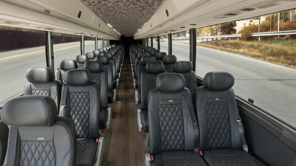 alpharetta 15 passenger minibus inside