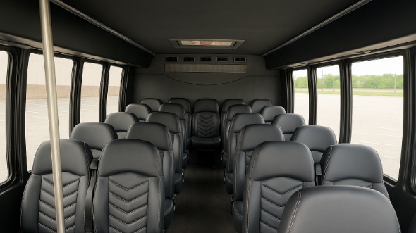 alpharetta 18 passenger minibus inside