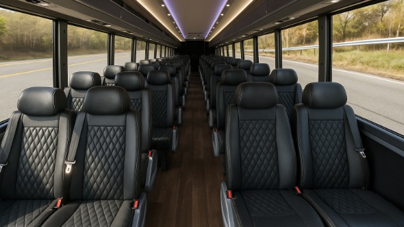 alpharetta 20 passenger minibus inside