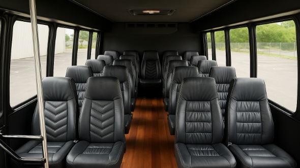 alpharetta 25 passenger minibus inside