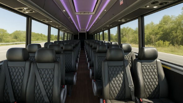 alpharetta 35 passenger minibus inside